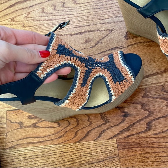 Lucky Brand Shoes - Lucky brand crochet heels